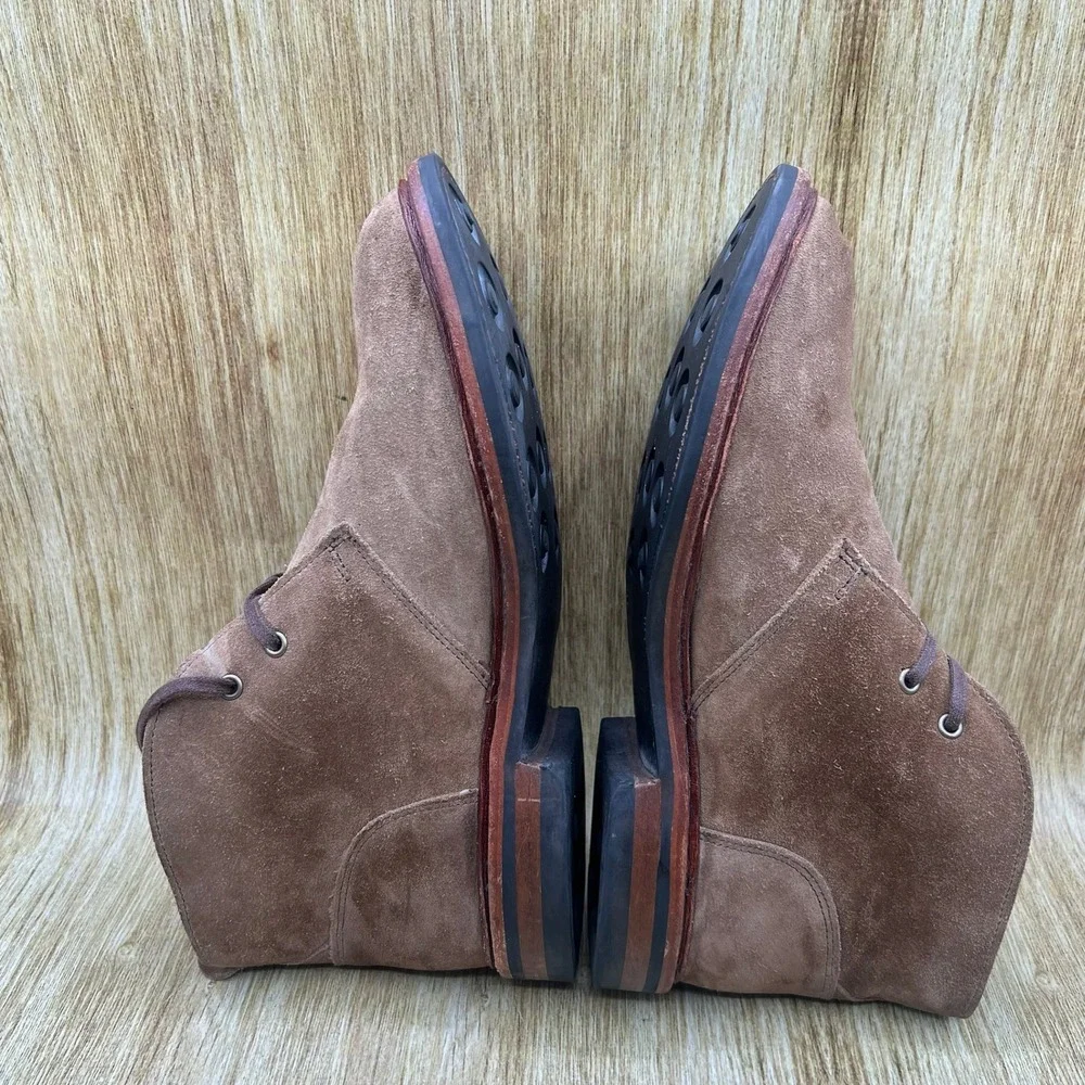 Allen Edmonds Chandler Chukka Boots Men's Size 9 Brown Suede Lace Up‎ 5836